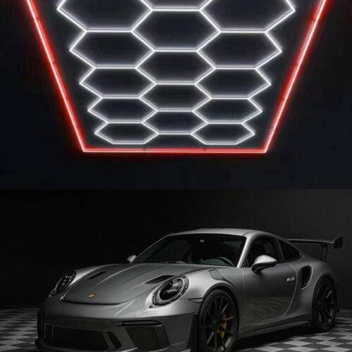 Éclairage LED hexagonal