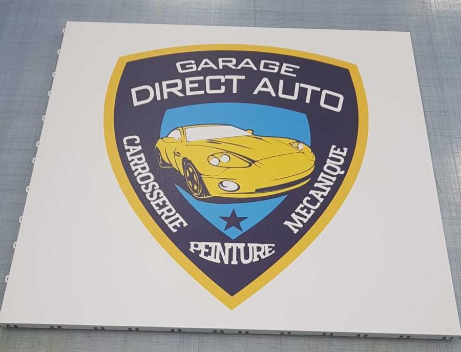 Imprimez votre Logo sur une dalle de 40x40 ou plus