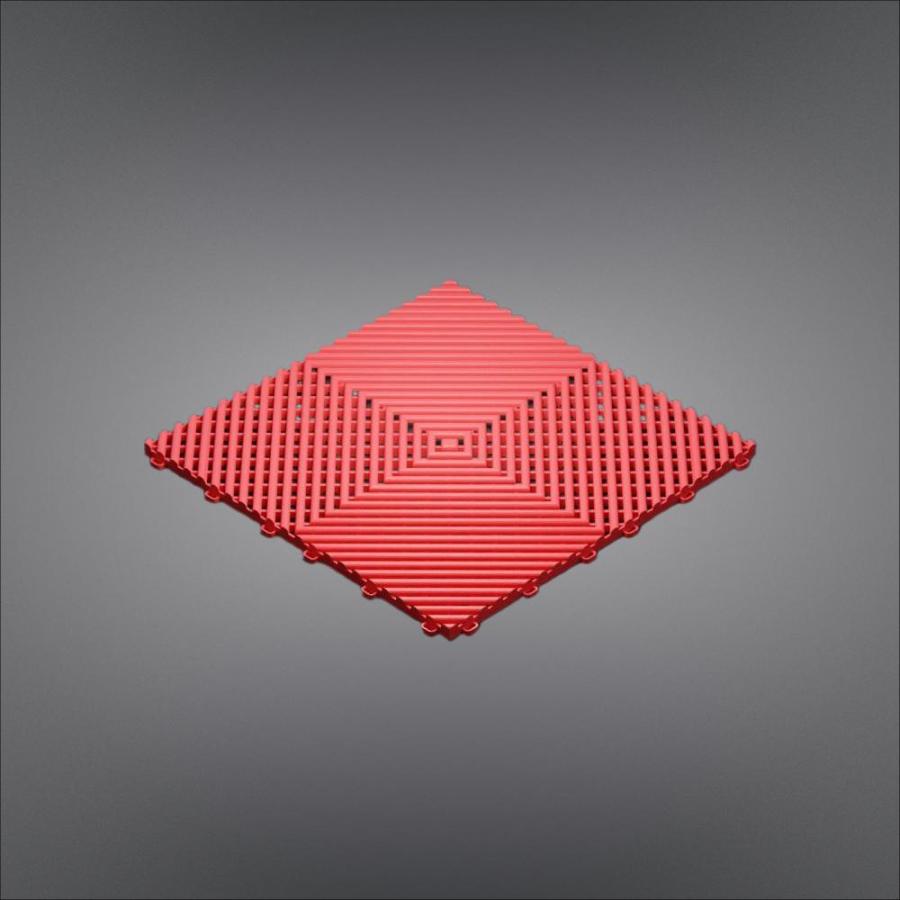 Dalle LOOK damier - Rouge