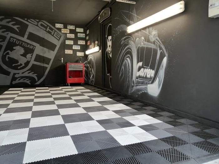 Dalle PRO Damier - Blanc