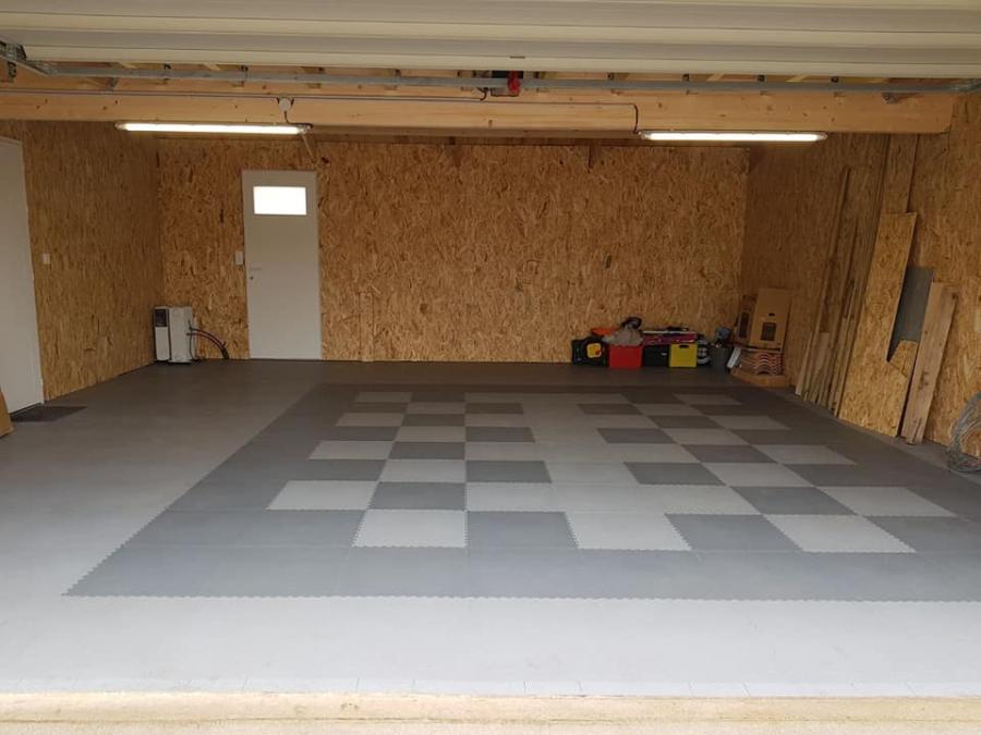 Dalle PVC 498x498 cm -Gris Clair- 6,5mm