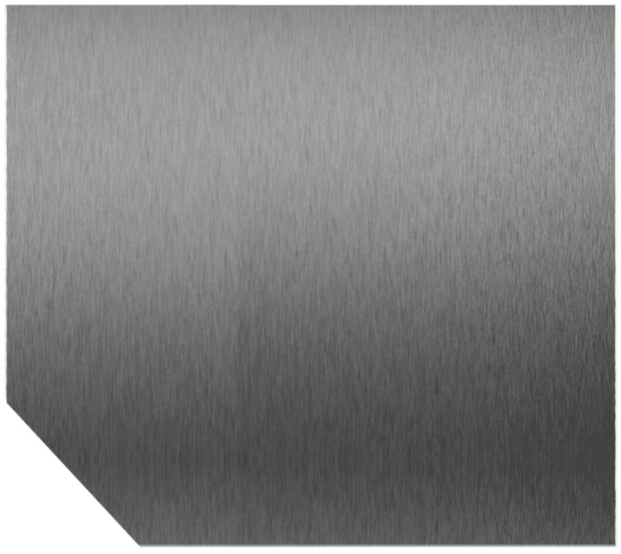 Option - Plateau d’angle en acier inoxydable 750 mm