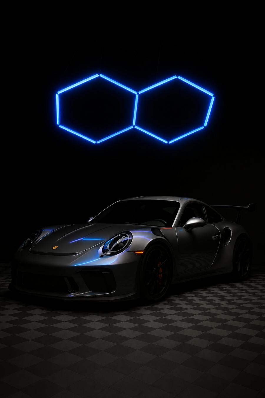 Kit d’Ambiance LED 2 Hexagones - RGB