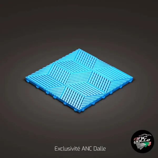 Dalle 3D cubique ANC Bleu Clair