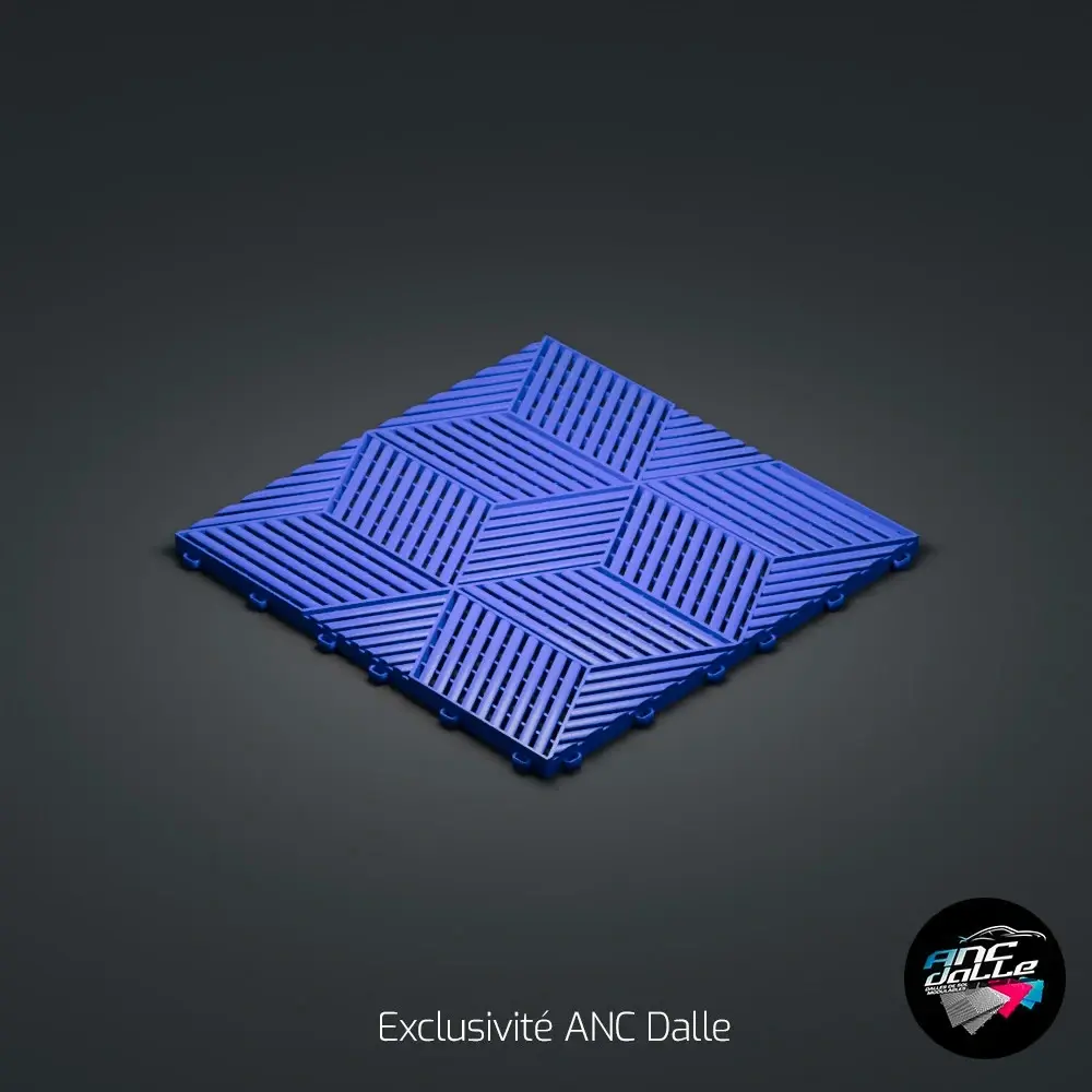 Dalle 3D cubique ANC Bleu Foncé