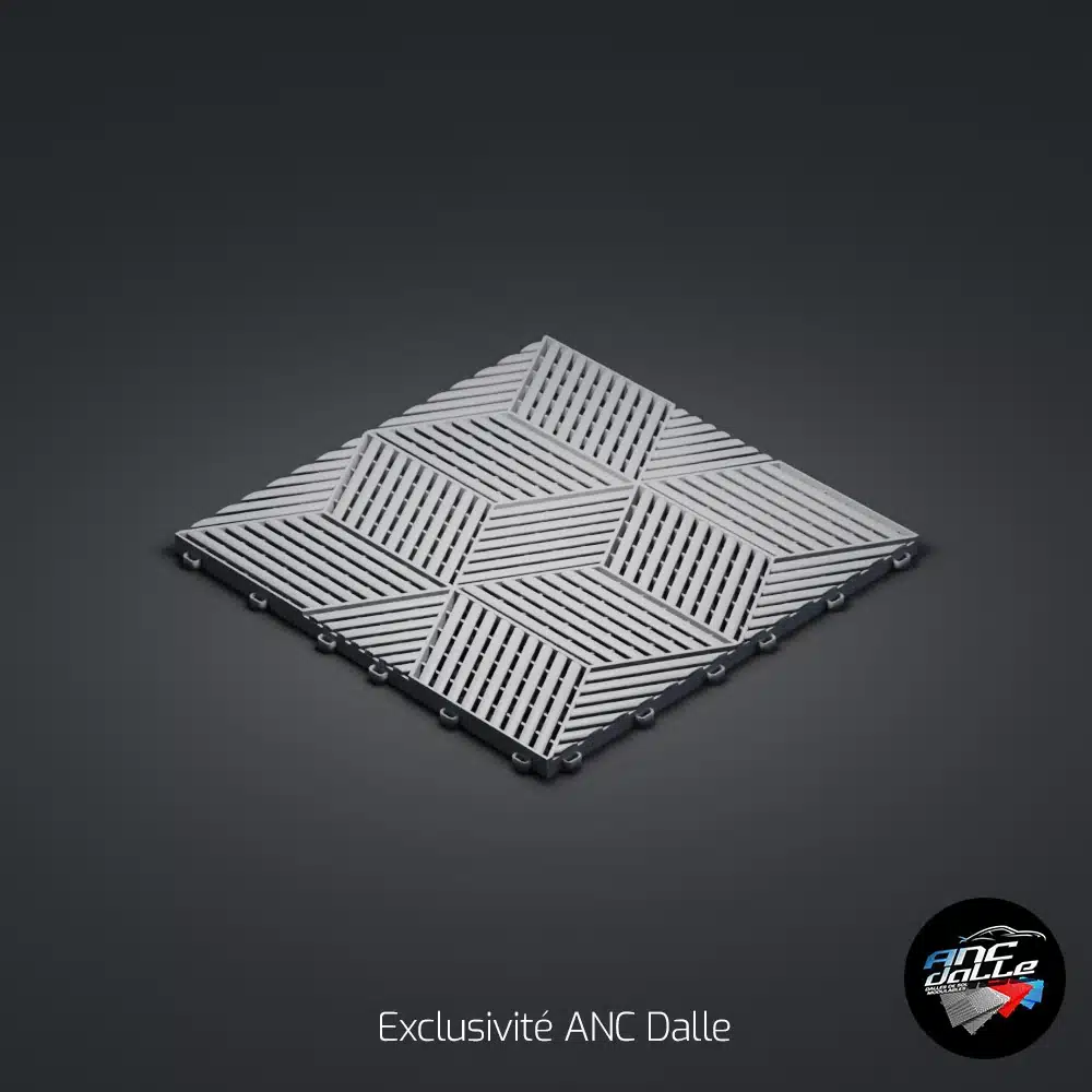 Dalle 3D cubique ANC Gris Foncé