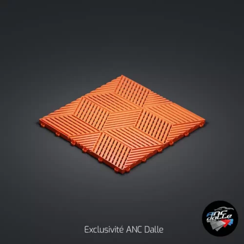 Dalle 3D cubique ANC Orange