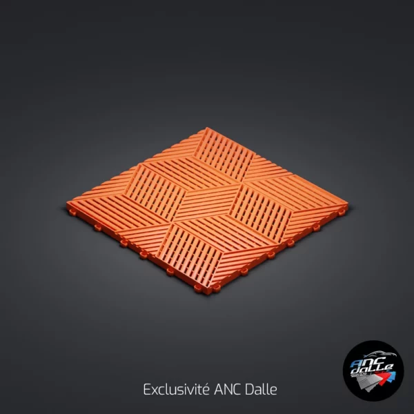 Dalle 3D cubique ANC Orange