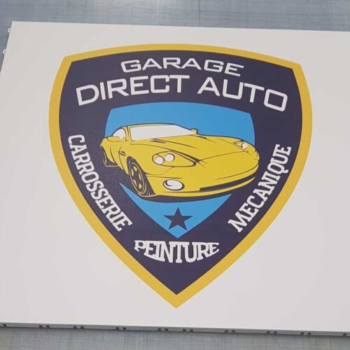 Imprimez votre Logo sur une dalle de 40x40 ou plus