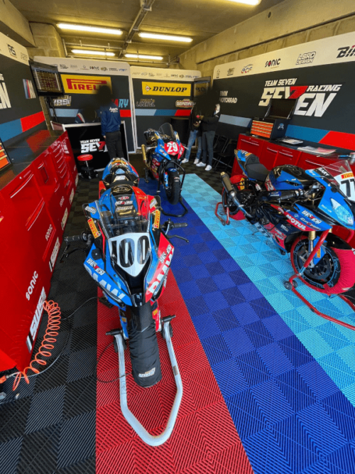 Dalle de sol garage clipsable