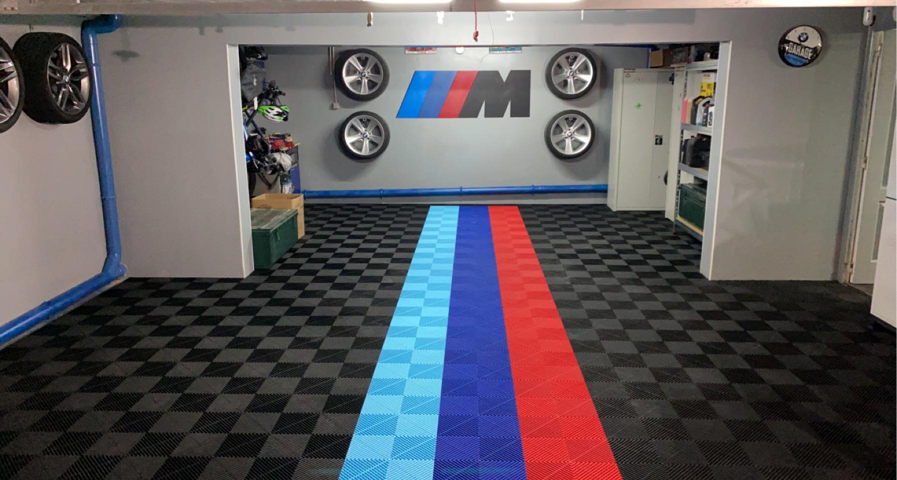 100% GARAGE - Dalle de sol BLANC PUR SquareFLOOR