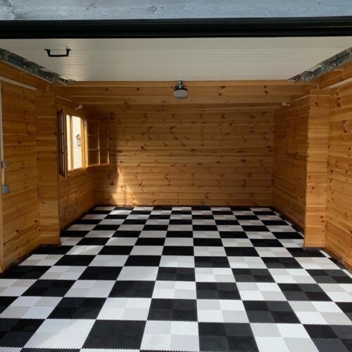 Dalle PVC Clipsable Garage - CarbonTrax - 40x40x1,8cm - Antidérapant