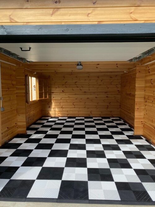 Dalle de sol garage clipsable