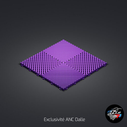 RECYCLEE -  violet - Dalle de sol polypropylène