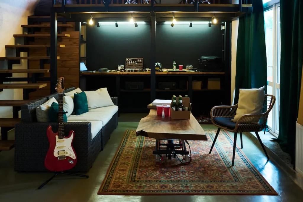 Garage aménager en chambre