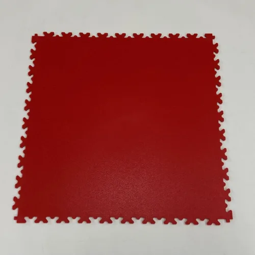 Dalle de sol en PVC Clipsable - rouge