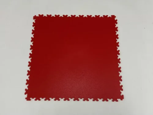 Dalle de sol en PVC Clipsable - rouge