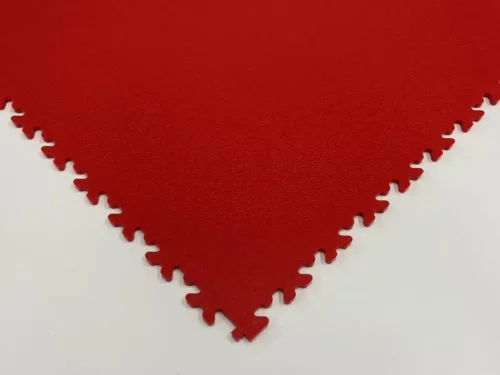 Dalle de sol en PVC Clipsable - rouge