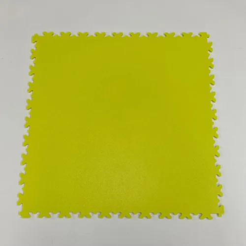 Dalle de sol en PVC Clipsable - jaune
