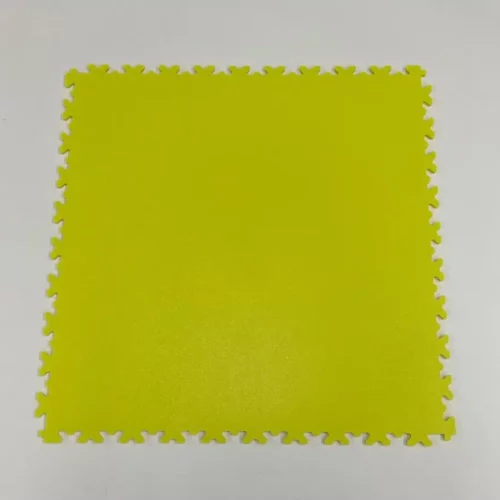 Dalle de sol en PVC Clipsable - jaune