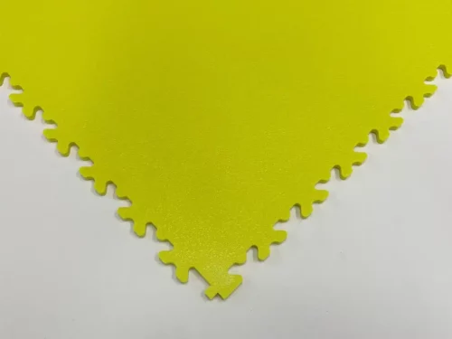 Dalle de sol en PVC Clipsable - jaune