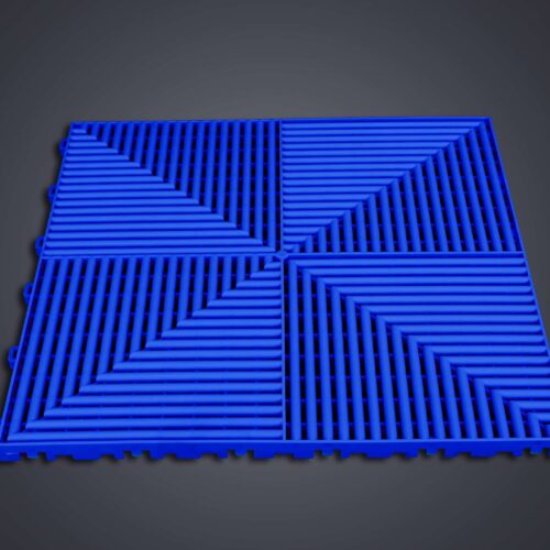 Dalle de Sol HÉLICE - Couleur Bleu - Motif exclusif breveté ANC DALLE