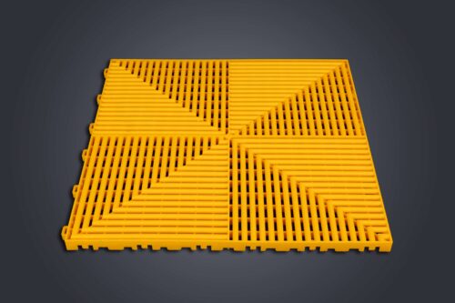 Dalle de Sol HÉLICE - Couleur Jaune- Motif exclusif breveté ANC DALLE