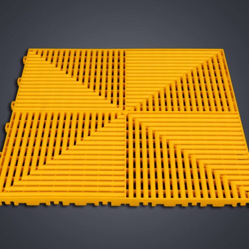 Dalle de Sol HÉLICE - Couleur Jaune- Motif exclusif breveté ANC DALLE