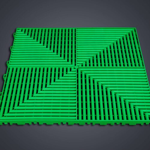 Dalle de Sol HÉLICE - Couleur Vert - Motif exclusif breveté ANC DALLE