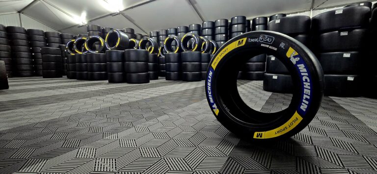 Dalle de sol garage avec Michelin