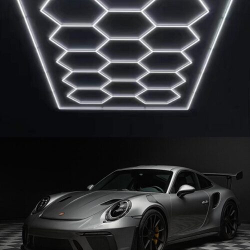 LED 14 hexagones blanc