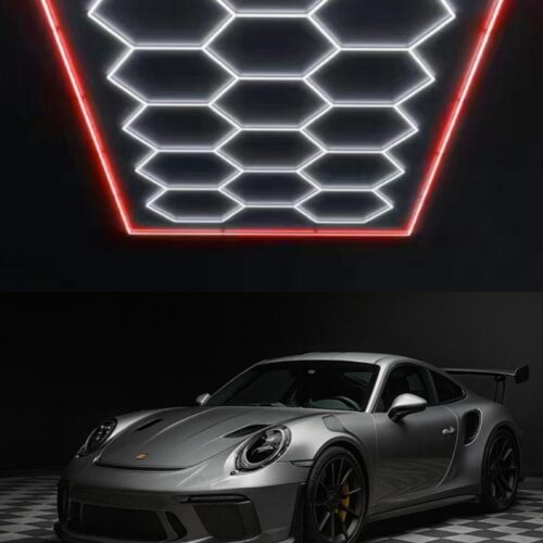 LED 14 hexagones blanc rgb