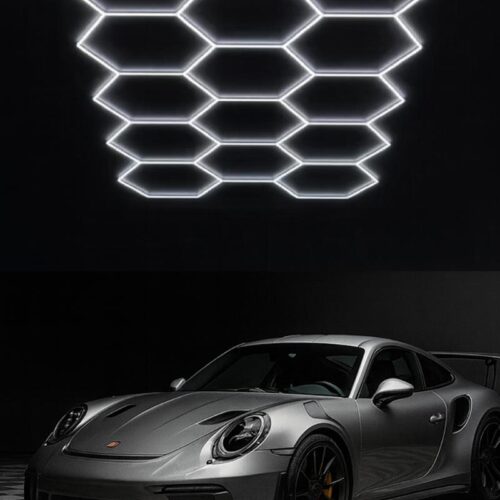 14 hexagones blancs sans cadre