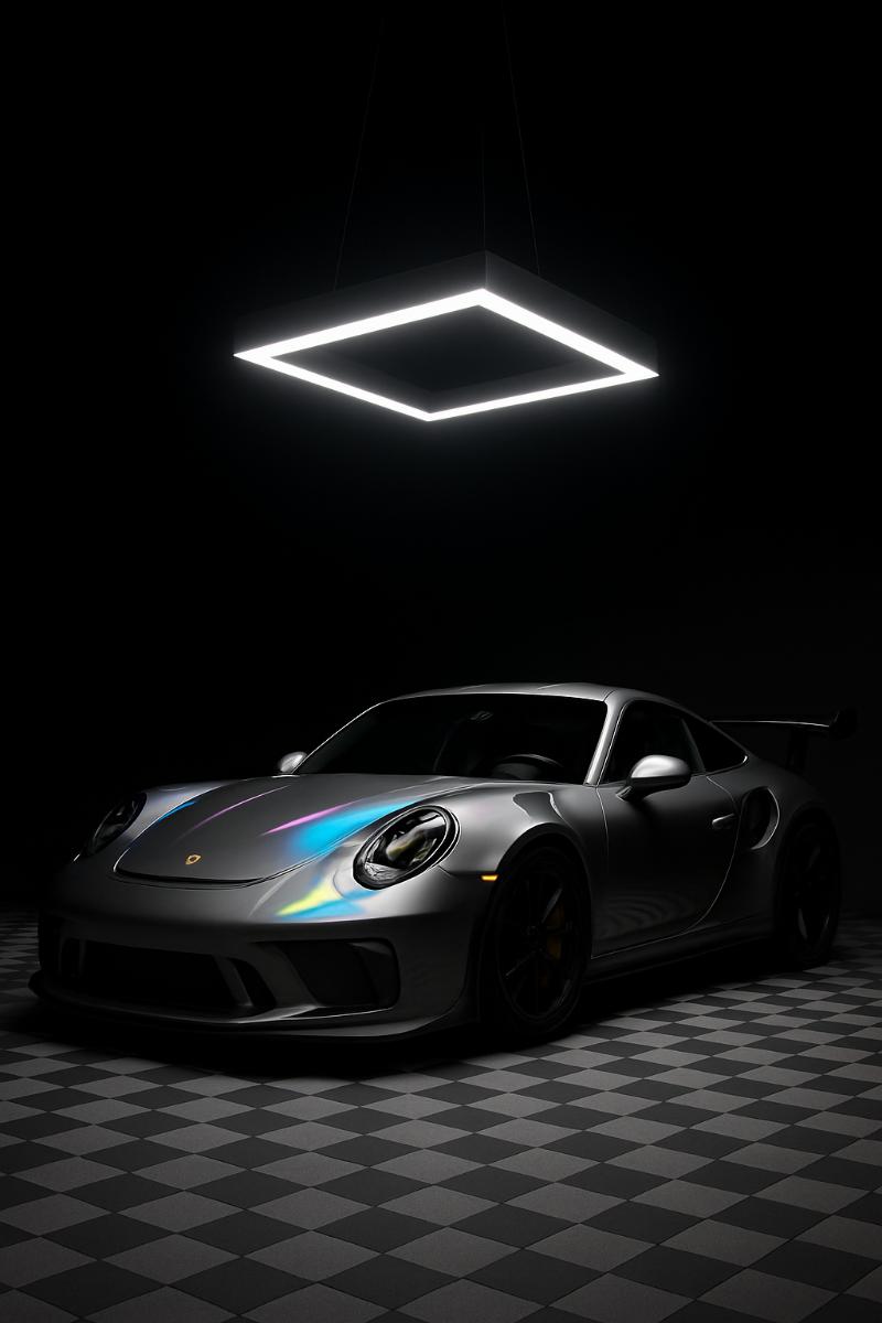 LED carre blanc 40x40